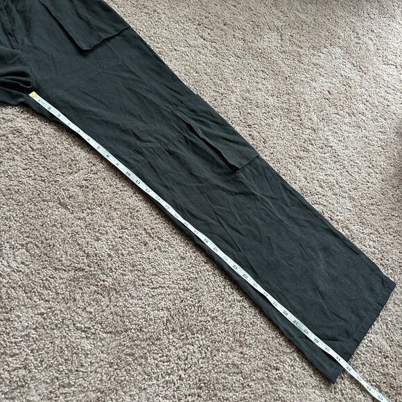 Windsor Charcoal Black Trendy Girl Wide-Leg Cargo Twill Pants NWT Size Small - Picture 10 of 10